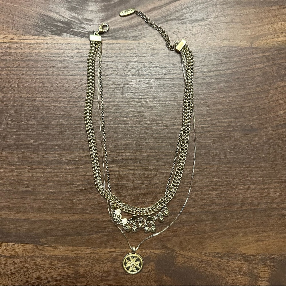 LUV AJ Disc Charm Necklace